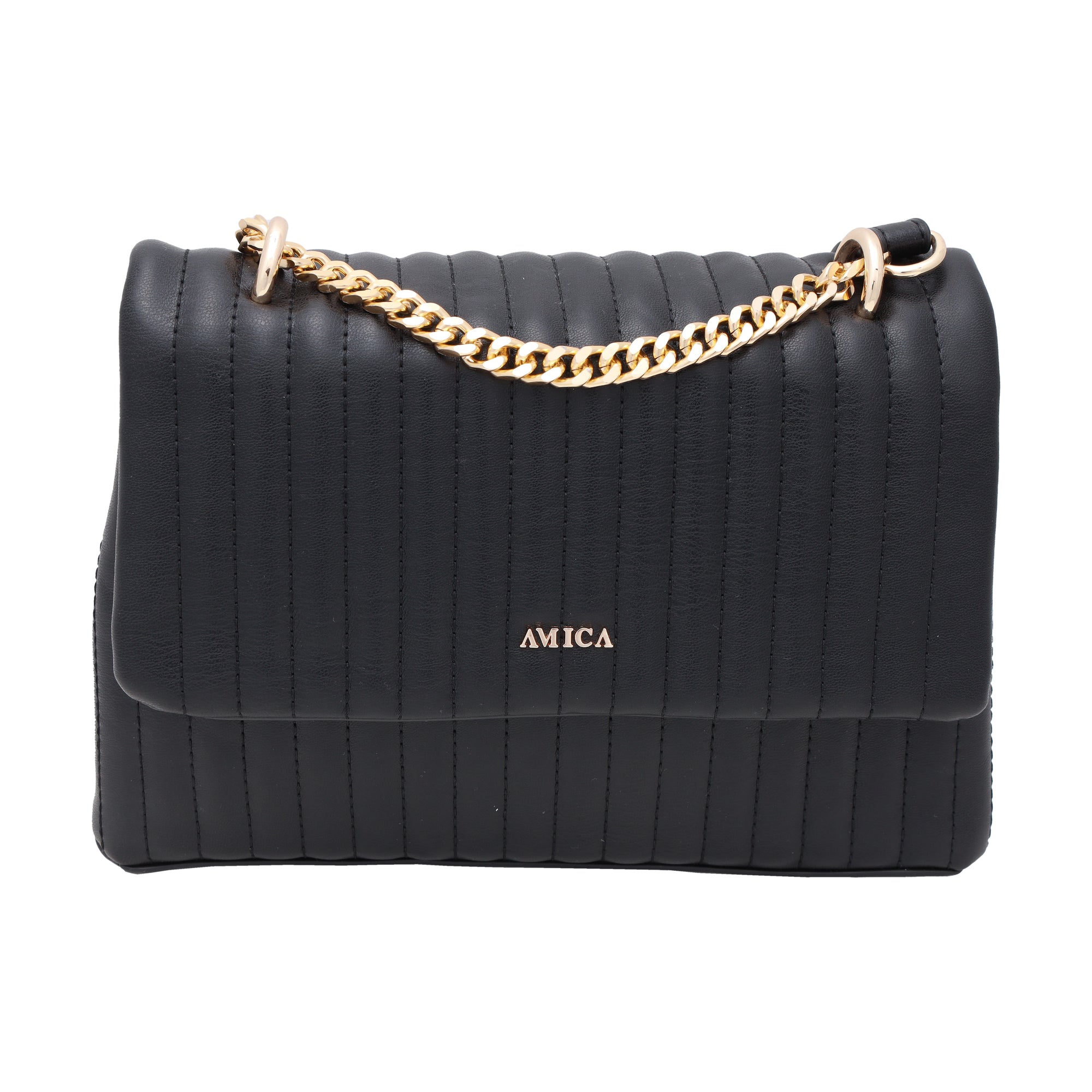 Amica Crossbody Bag Celia Quilted (Adult) Black