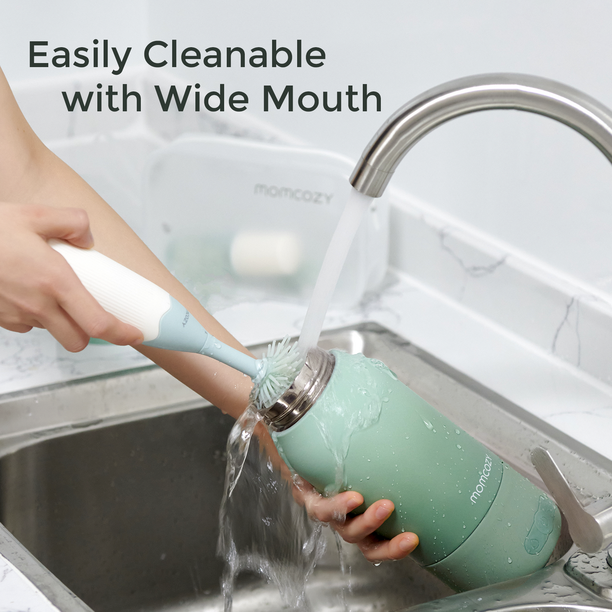 Momcozy Sterilizers &amp; Warmer Portable Breast Milk &amp; Water Warmer Green