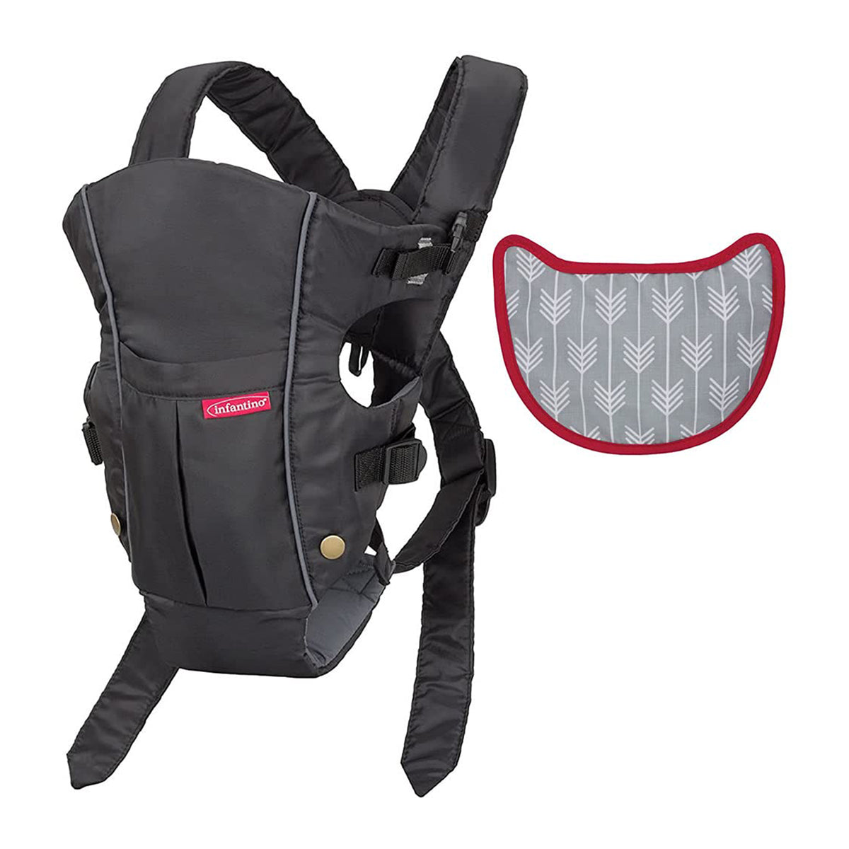 Infantino Swift Classic Carrier - Black - Birth to 12 Months