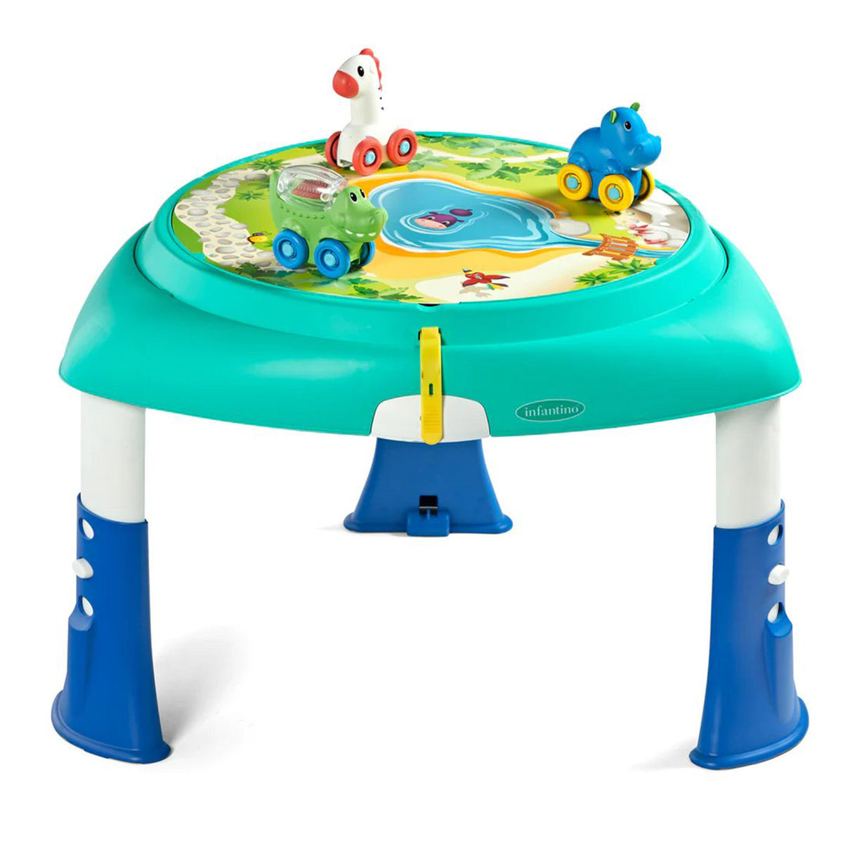 Infantino 2-in-1 Sit Spin and Stand Entertainer and Activity Table - Multicolor - 4 months to 5 Years