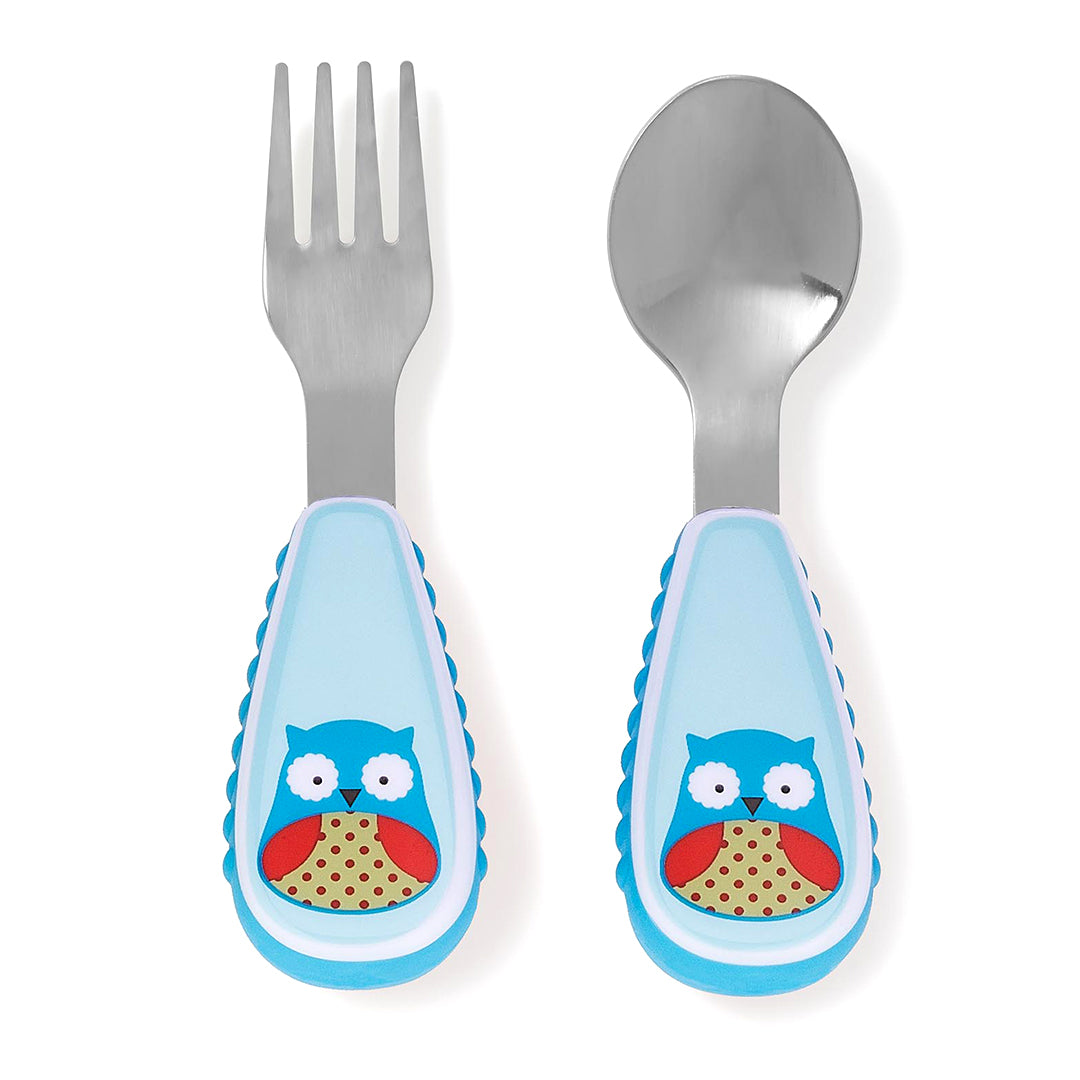 Skip Hop Zoo Utensils Fork &amp; Spoon 3Months to 36Months
