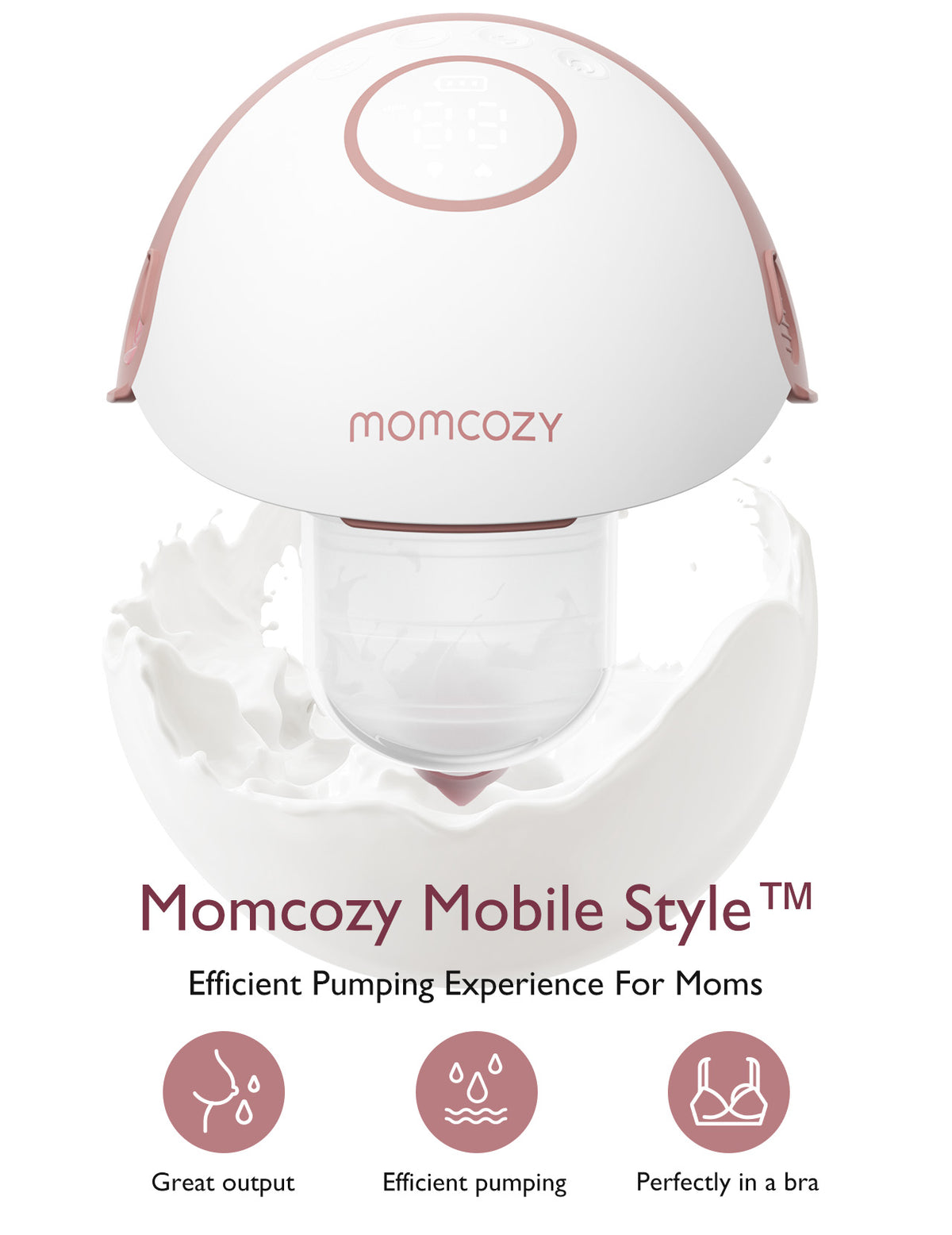 Momcozy Breast Pump M6 single Red
