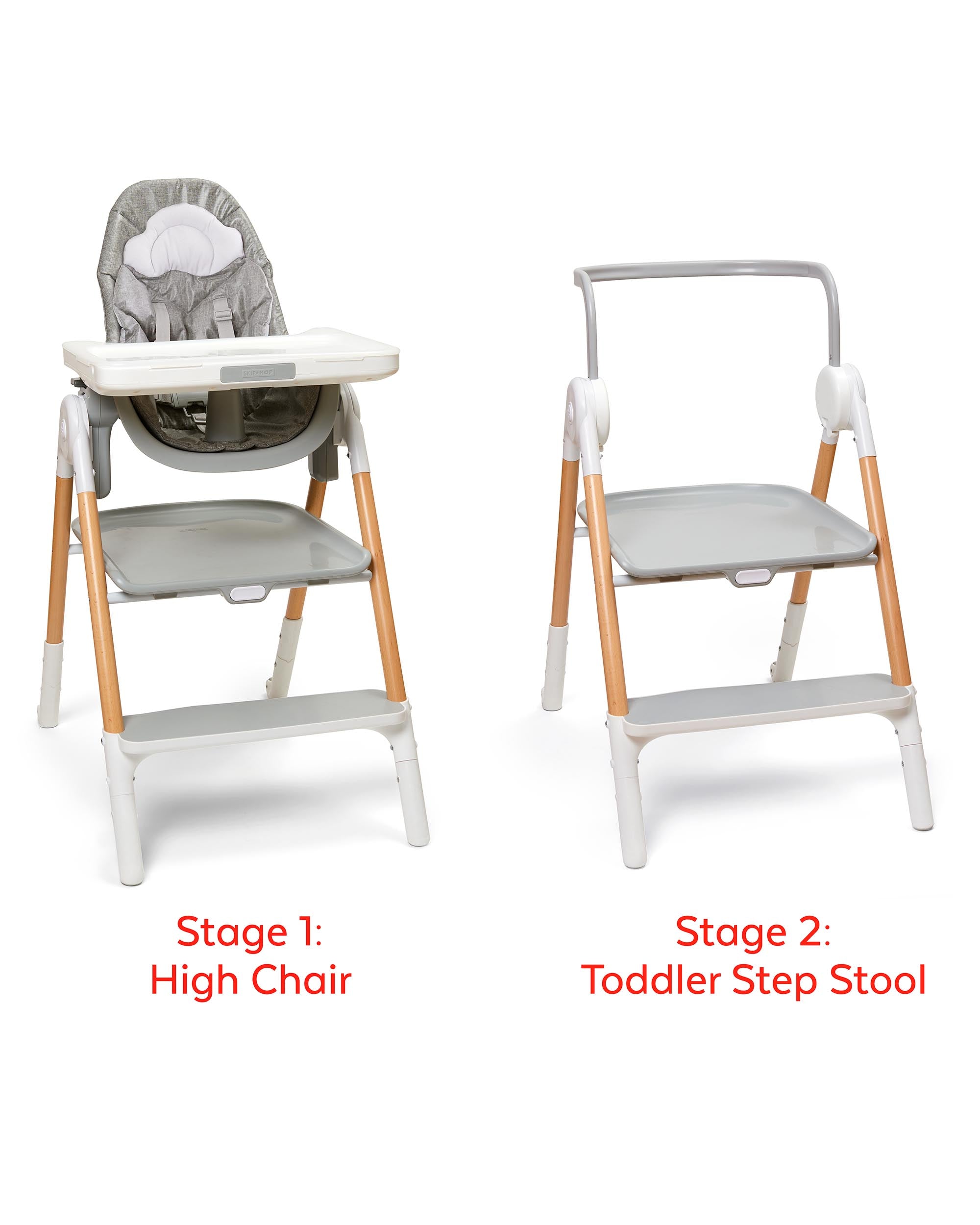 Skip Hop SitToStep High Chair 3months to Adult Distress Box