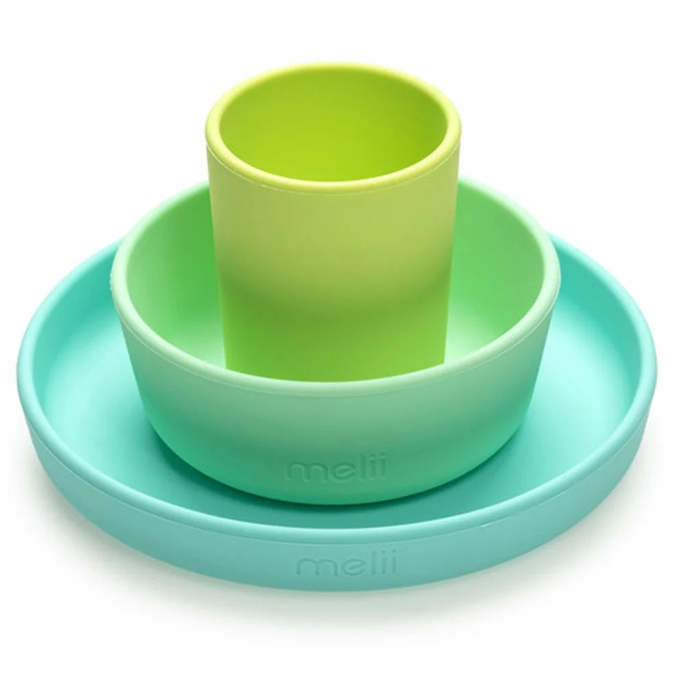 Melii 3 Piece Silicone Feeding Set - 6 to 36 Months