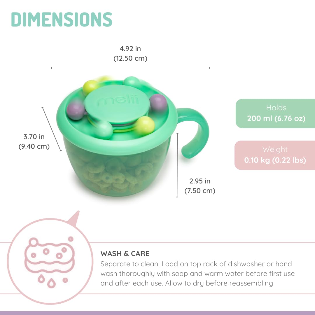 Melii Snack Container - Abacus - ‎36 months - 6 years