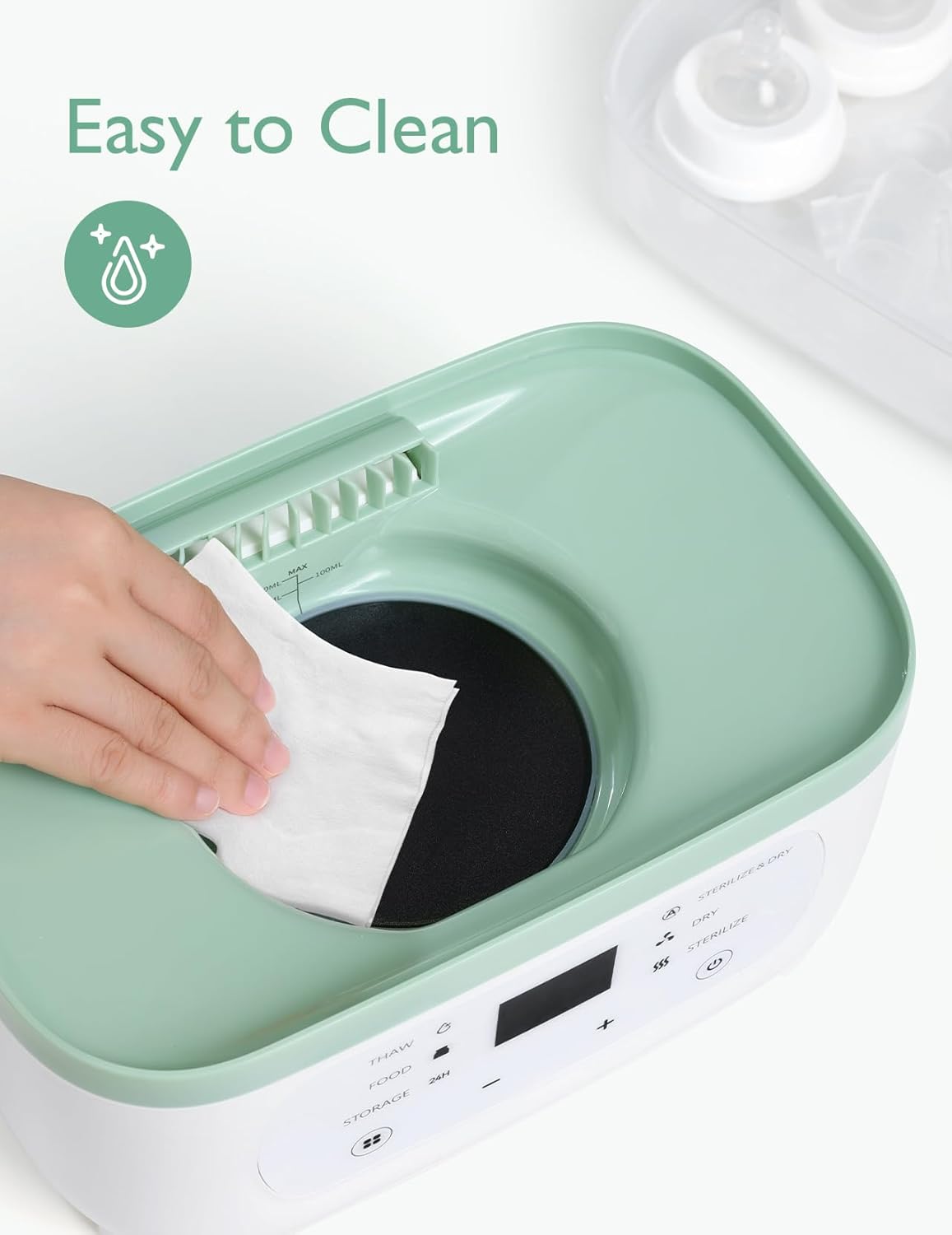 Momcozy Sterilizers &amp; Warmer 8 in 1 Sterilizer and Dryer White