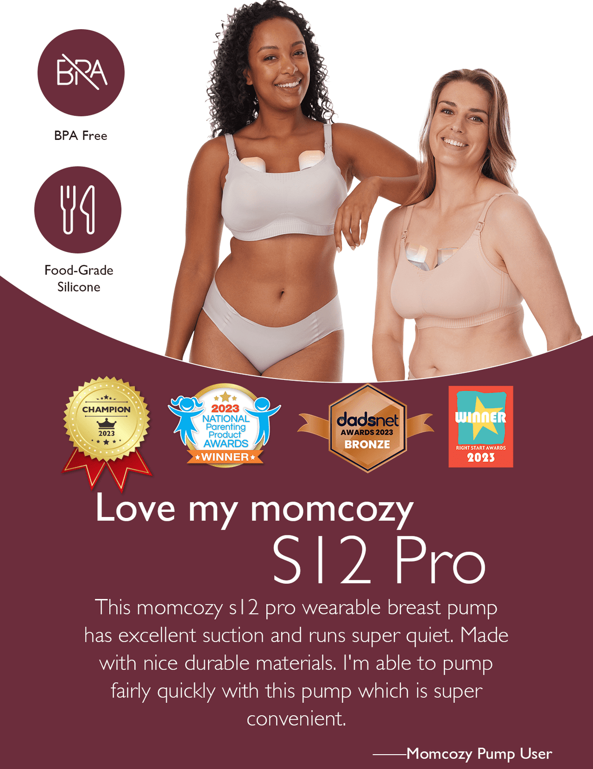 Momcozy Breast Pump S12 Pro Double Oing