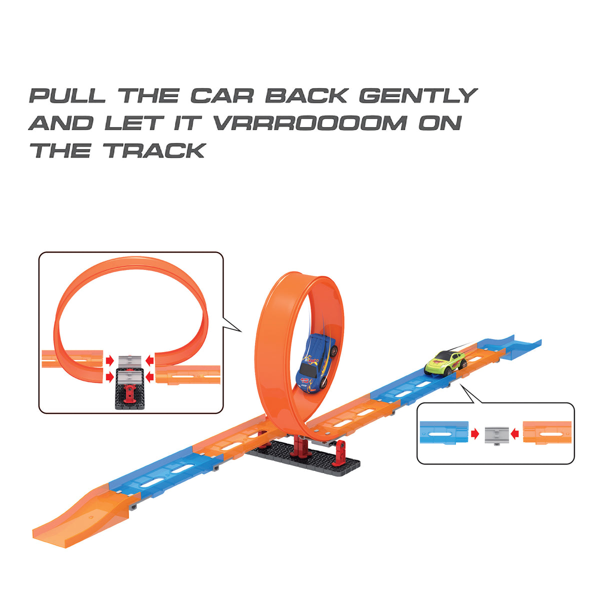 Playzu Pull Back Track Set-1A 6+Years