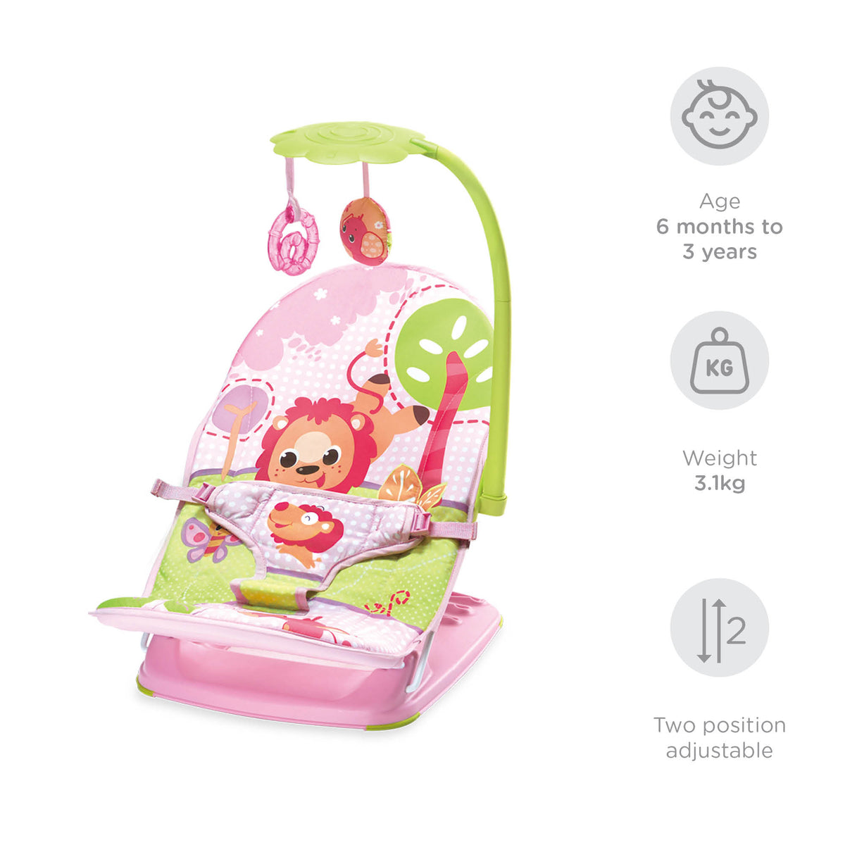 Mastela Fold Up Infant Seat - Birth+ 6 M