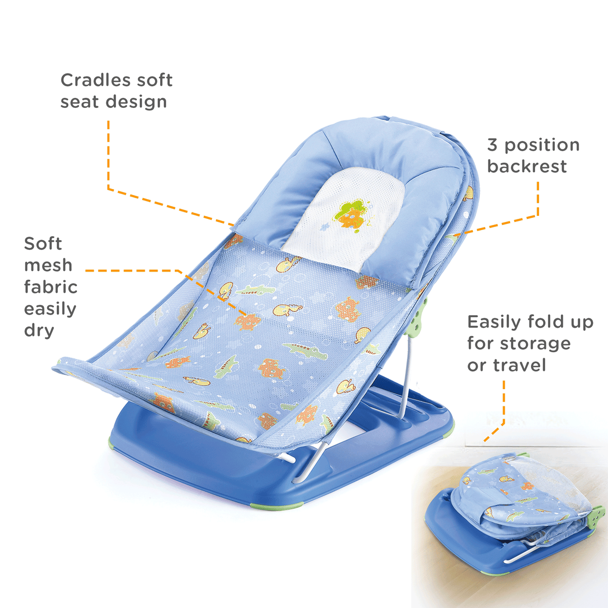 Mastela Deluxe Baby Bather - Birth  to 6M