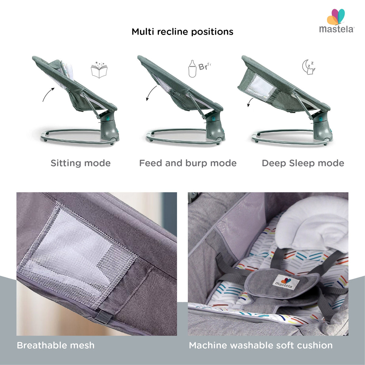 Mastela Deluxe Multi-Function Swing (3 to 36 Months) - Open Box