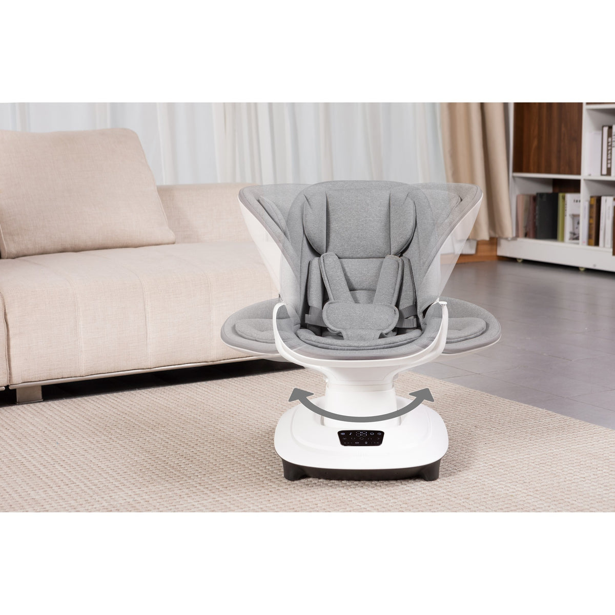 Mastela Deluxt Multi-Motion Baby Cradle Birth+ to 36M - Open Box