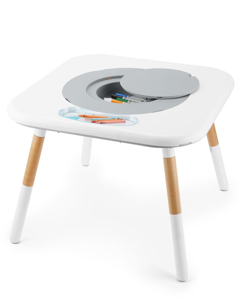 Skip Hop Discoverosity Montessori-Inspired 3-Stage Activity Center &amp; Play Table White 4M to 48M