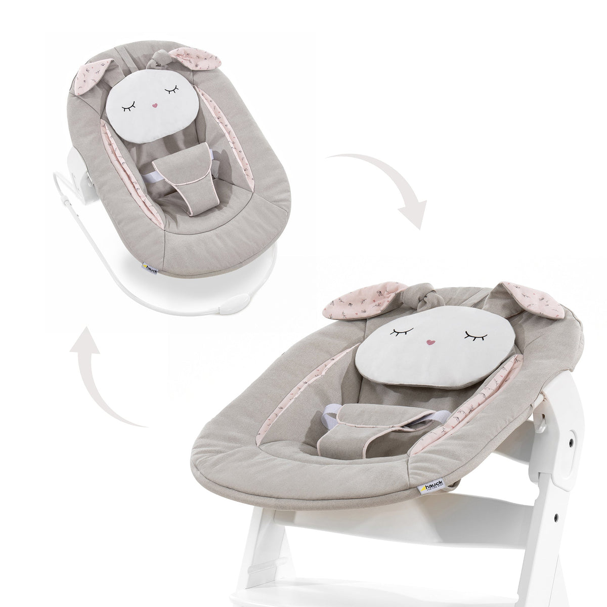 Hauck Alpha Bouncer 2in1 Rocker &amp; Bouncer Birth to 6 months - Open Box