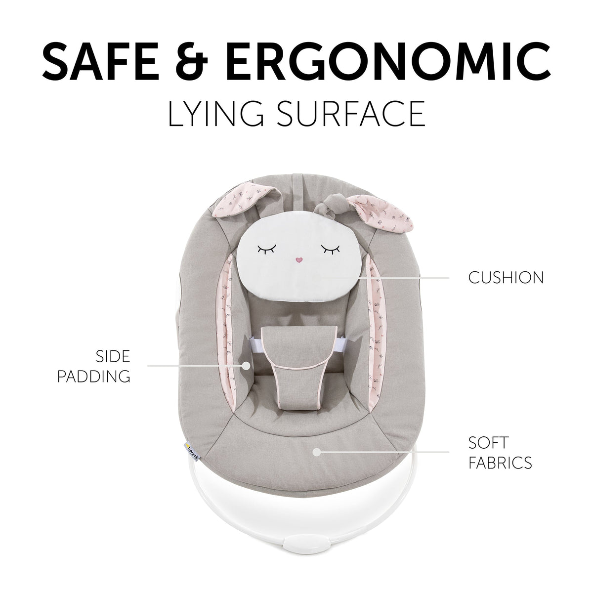 Hauck Alpha Bouncer 2in1 Rocker &amp; Bouncer Birth to 6 months - Open Box