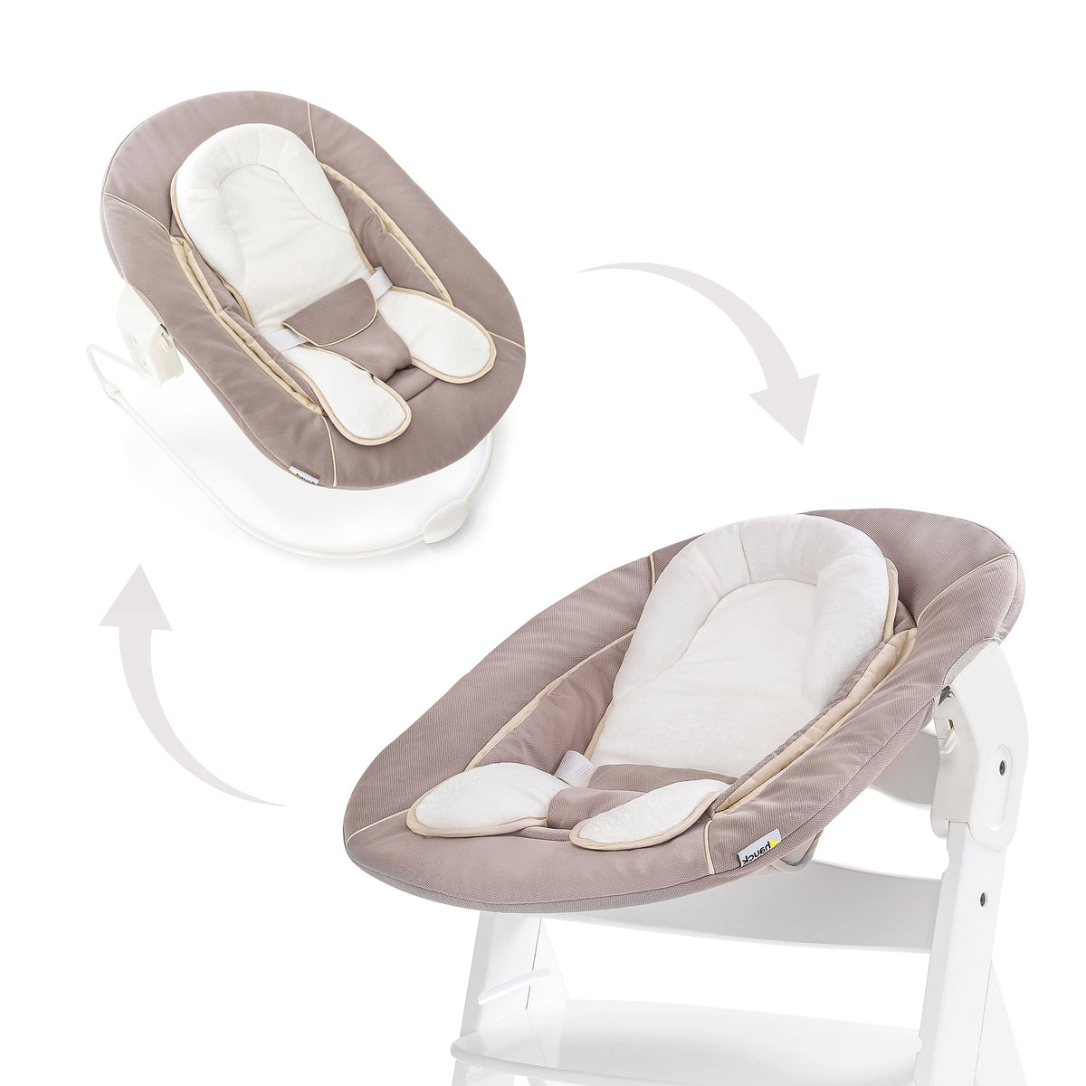 Hauck Alpha Bouncer 2in1 Rocker &amp; Bouncer Birth to 9M - Open Box