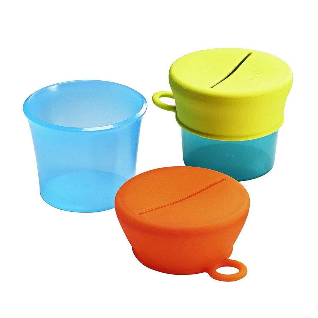 Boon Yellow &amp; Orange Snug Snack Cup || 3months to 12months - Toys4All.in