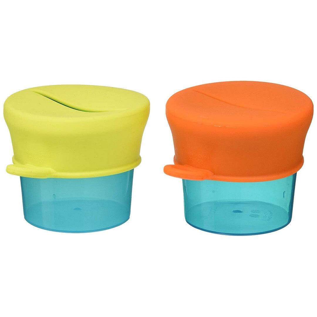 Boon Yellow &amp; Orange Snug Snack Cup || 3months to 12months - Toys4All.in
