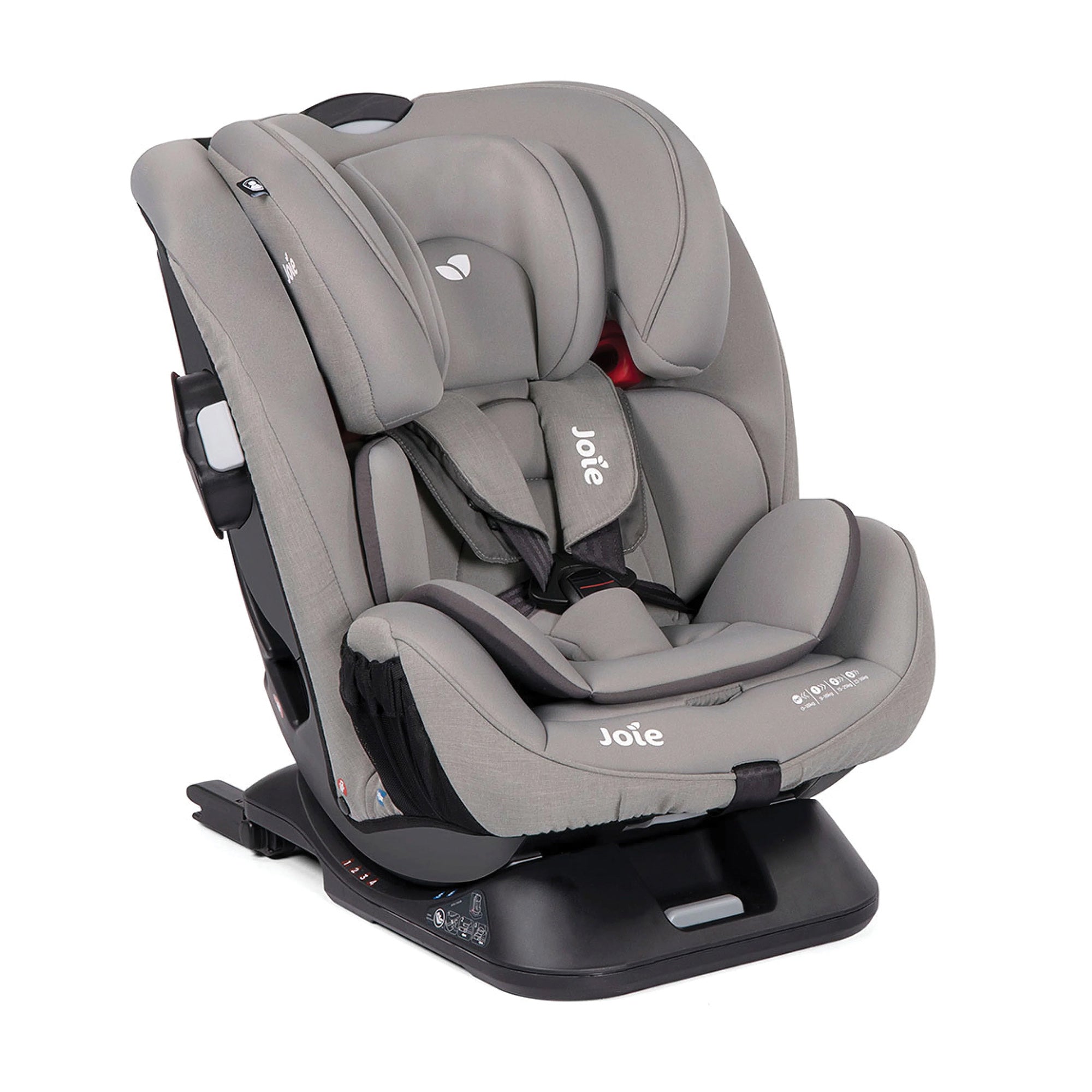 Joie Every Stage Fx Car Seat || Fashion - Grey Flannel ||  Birth+ to 12years - Toys4All.in