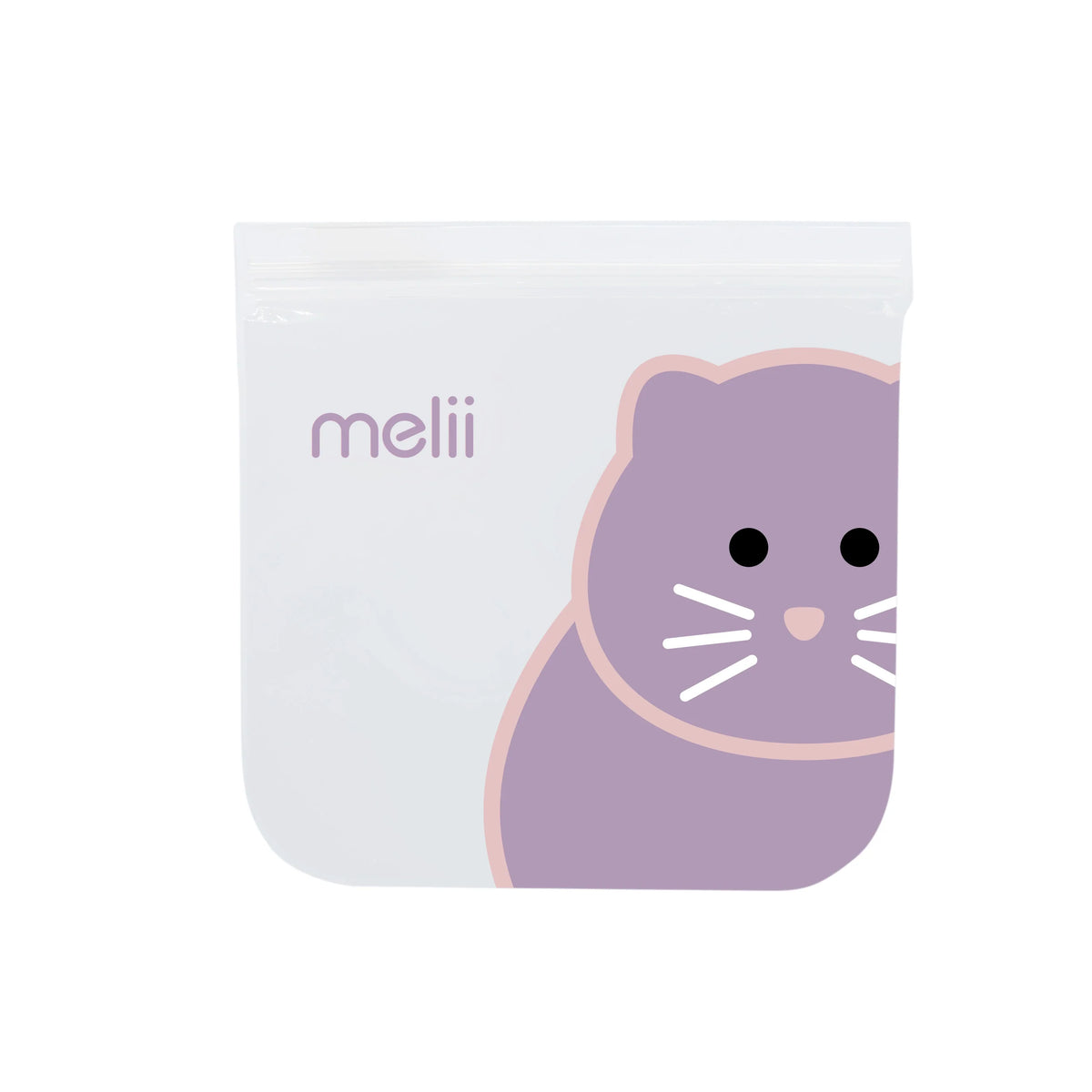 Melii Reusable Eva Animal Snack Bags - 4 pack Multicolor - 3 to 6 Years