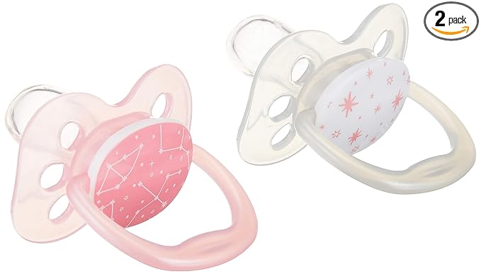 Dr. Brown&#39;s Advantage Pacifiers Stage 1 Pack of 2 (Birth to 6 Months) - Open Box