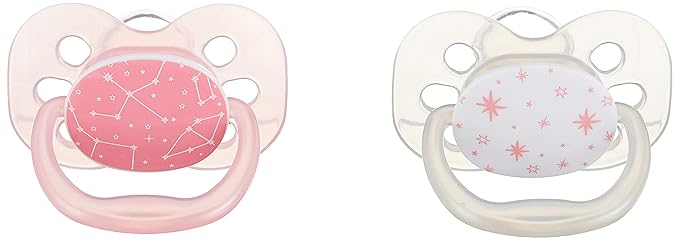 Dr. Brown&#39;s Advantage Pacifiers Stage 1 Pack of 2 (Birth to 6 Months) - Open Box