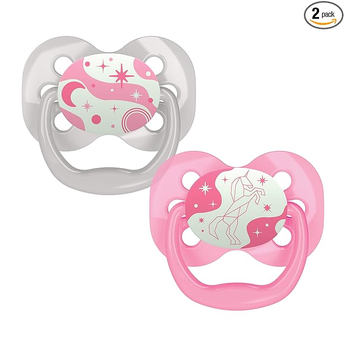 Dr. Brown&#39;s Advantage Pacifiers Stage 1 Pack of 2 (Birth to 6 Months) - Open Box