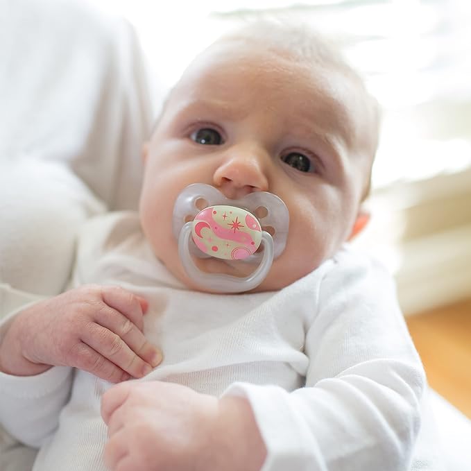 Dr. Brown&#39;s Advantage Pacifiers Stage 1 Pack of 2 (Birth to 6 Months) - Open Box