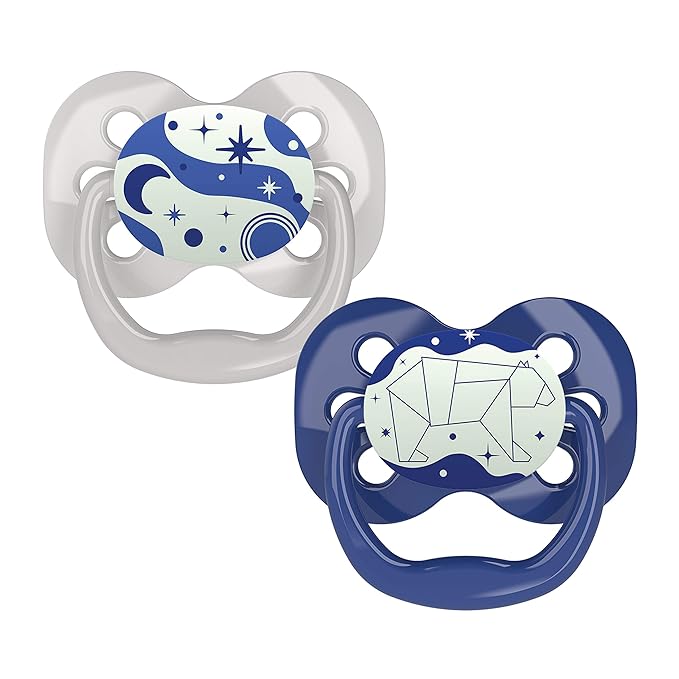 Dr. Brown&#39;s Advantage Pacifiers Stage 1 Pack of 2 (Birth to 6 Months) - Open Box