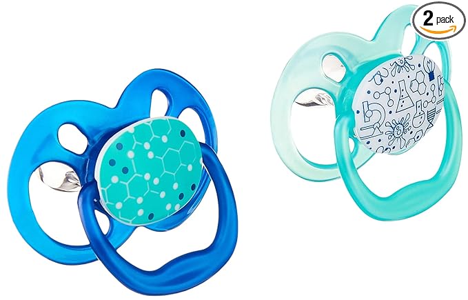Dr. Brown&#39;s Advantage Pacifiers Stage 2 Pack of 2 (6 to 12 Months) - Open Box