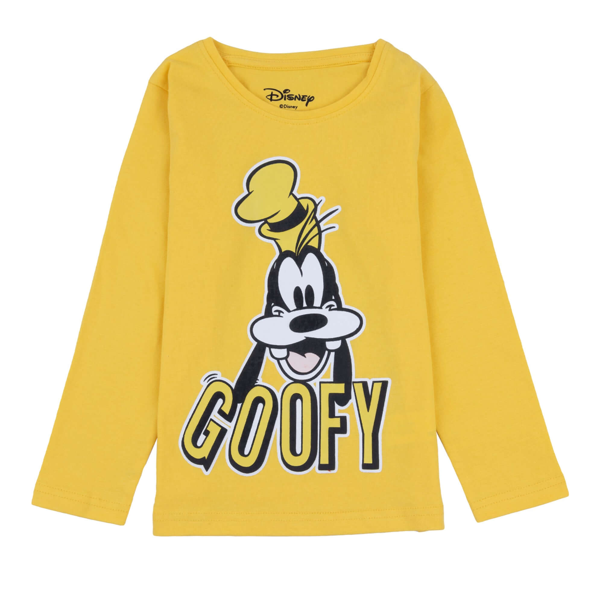 Disney Goofy Round Neck Puff Print Full Sleeve T-Shirt - Toys4All.in
