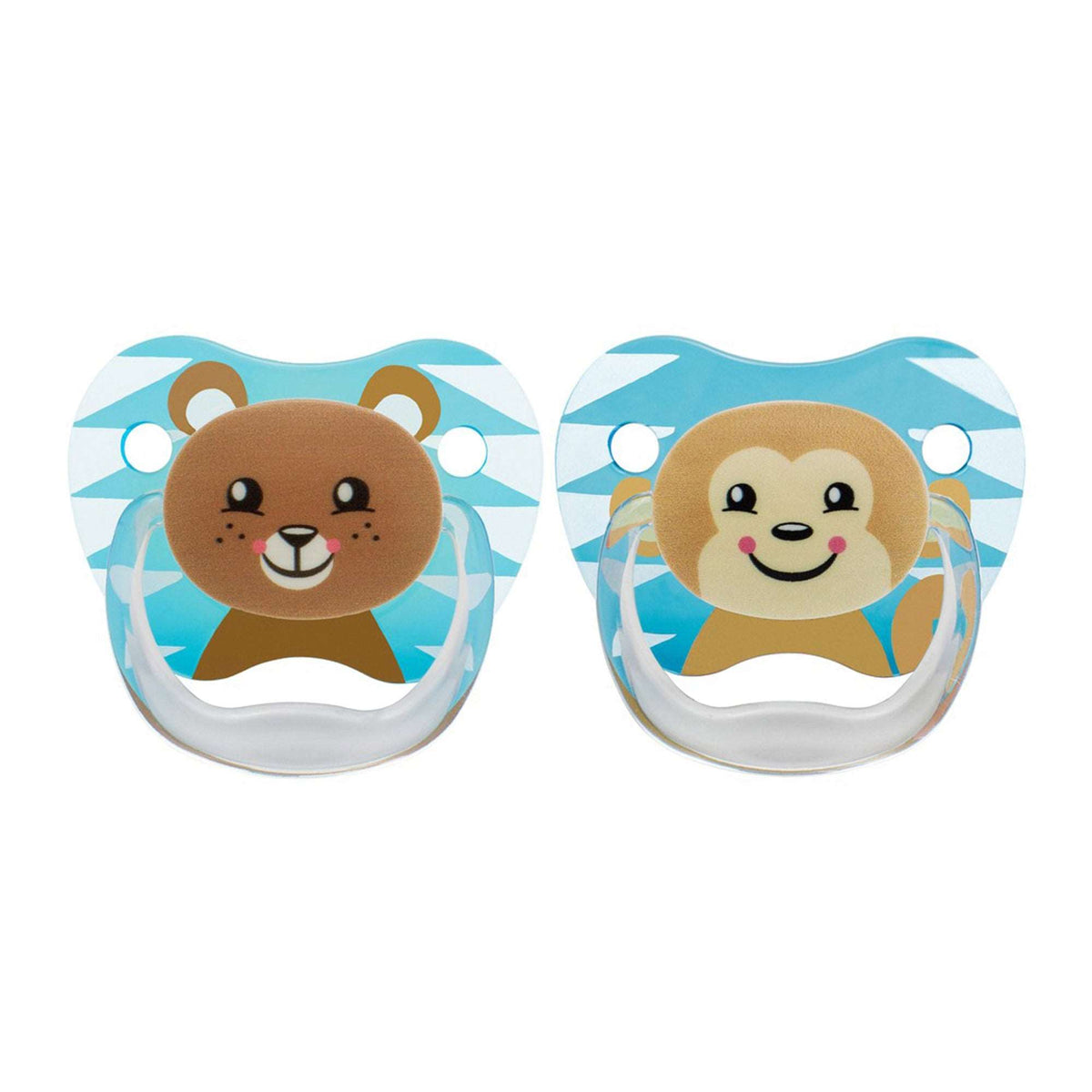 Dr. Brown Blue PreVent Printed Shield Soother || Stage-2 || Pack of 2 || Used for 6months to 12months - Toys4All.in