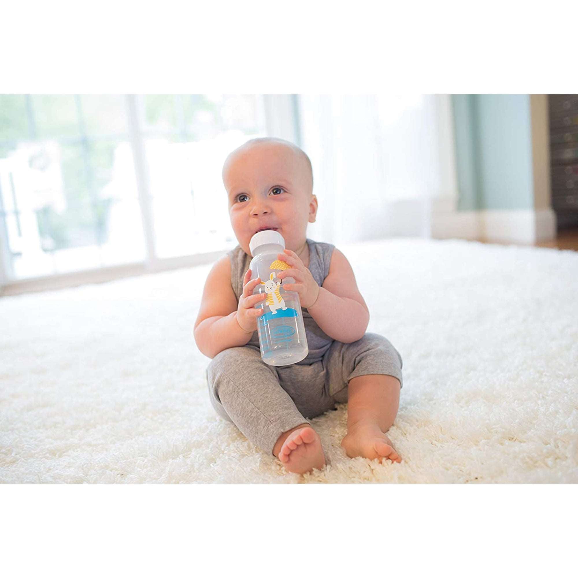 Dr. Brown Narrow Sippy Spout Bottle || Fashion-Bunny || 6months to 24months - Toys4All.in