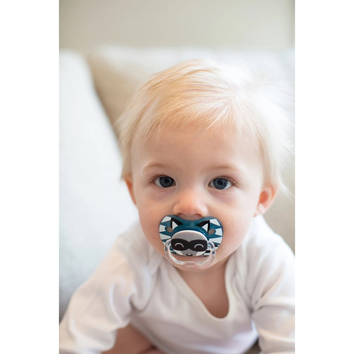 Dr. Brown Teal &amp; Gray PreVent Printed Shield Soother || Stage-1 || Pack of 2 || Birth+ to 6months - Toys4All.in