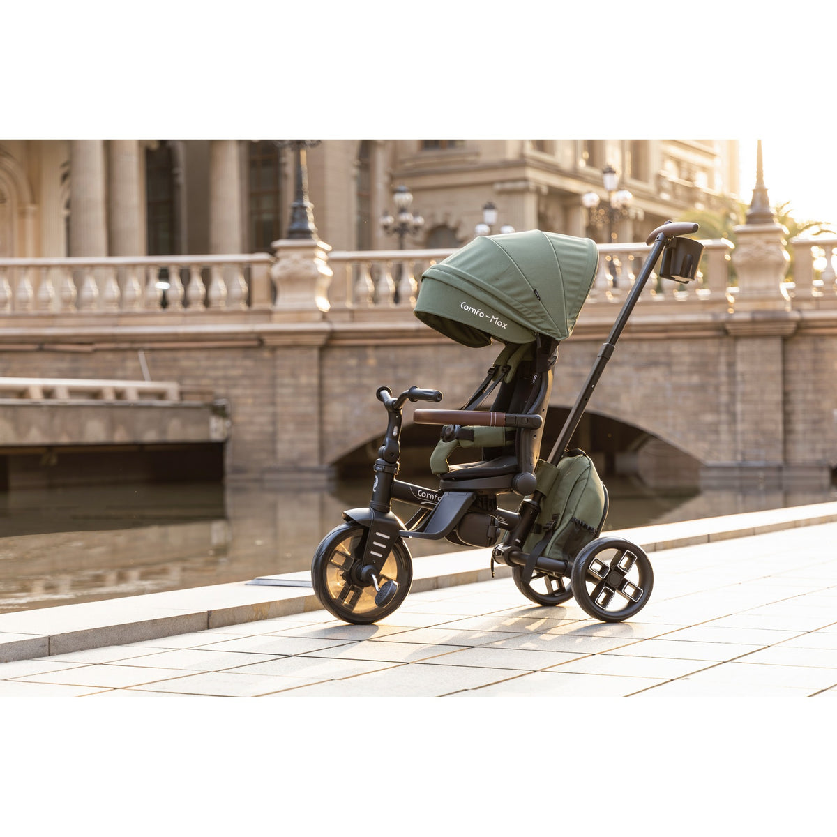 Qplay Stroller Comfo Max 7in1 Grey 10 to 72 Months