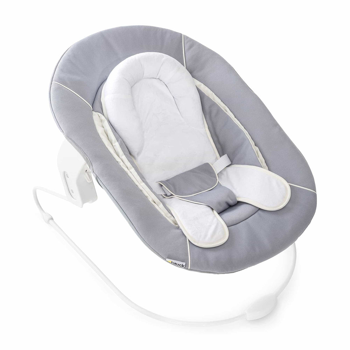 Hauck Alpha Bouncer 2in1 Rocker &amp; Bouncer || Fashion-Grey || Used for Birth+ to 9M - Toys4All.in