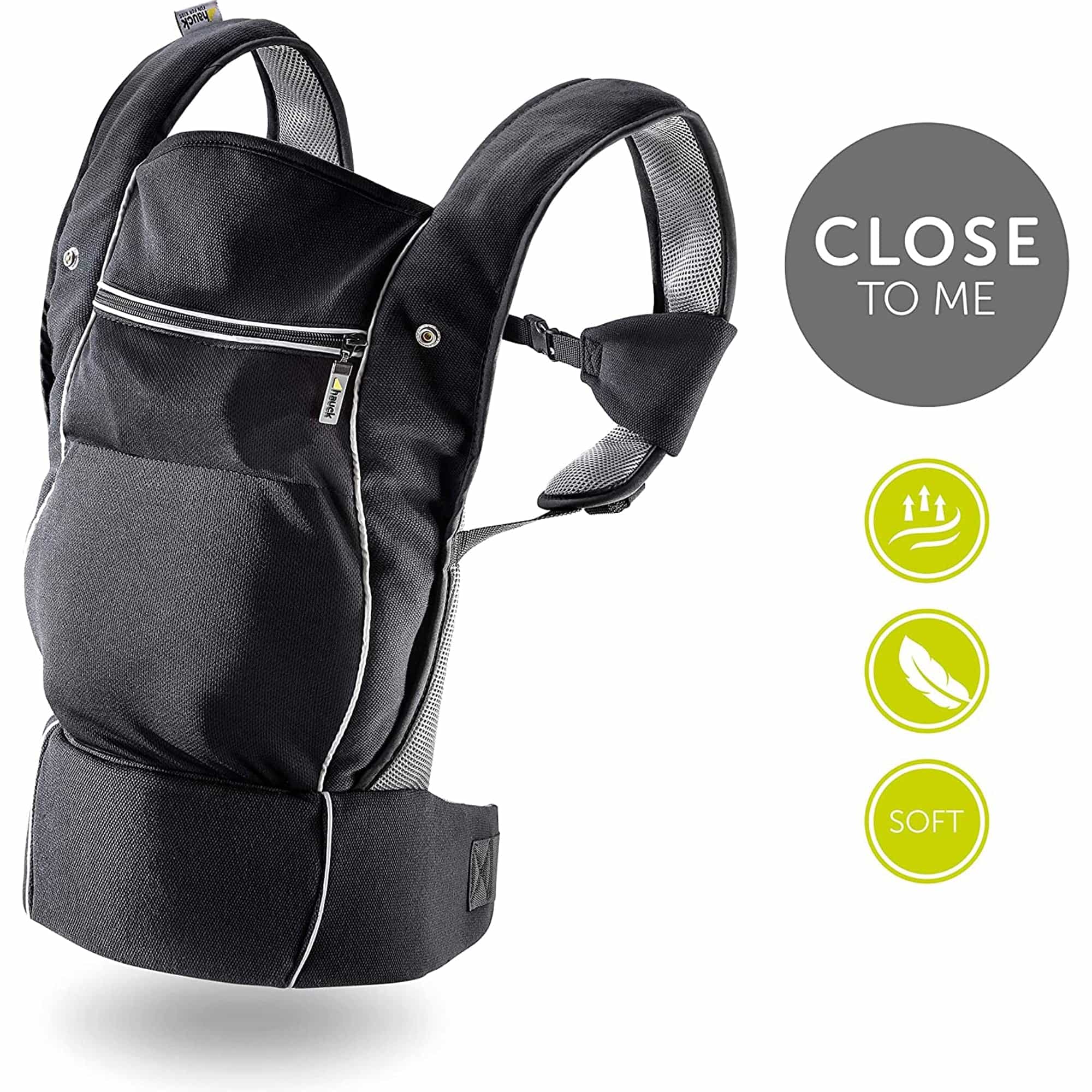 Hauck Close to Me Infant carrier | Fashion Black | Used for Birth+ to 9M - Toys4All.in