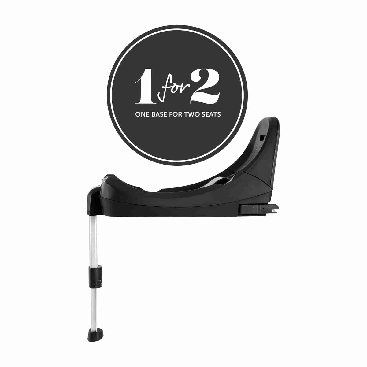 Hauck iPro Base Car Seat  | Fashion Black | Used for Birth+ to 48M - Toys4All.in