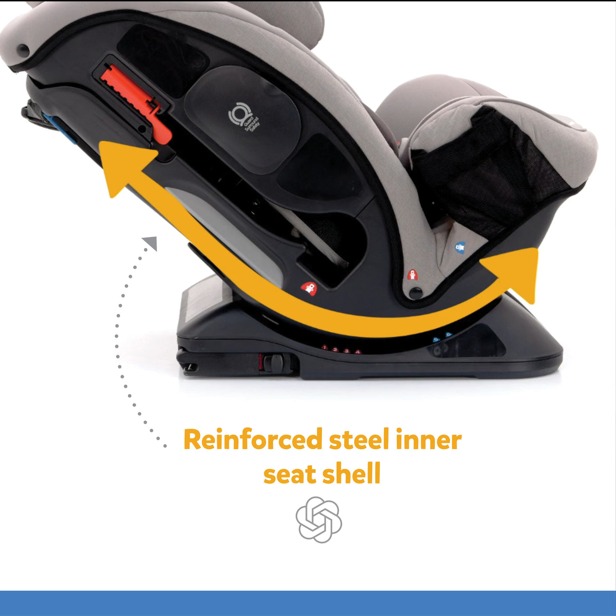 Joie Every Stage Fx Car Seat || Fashion - Grey Flannel ||  Birth+ to 12years - Toys4All.in