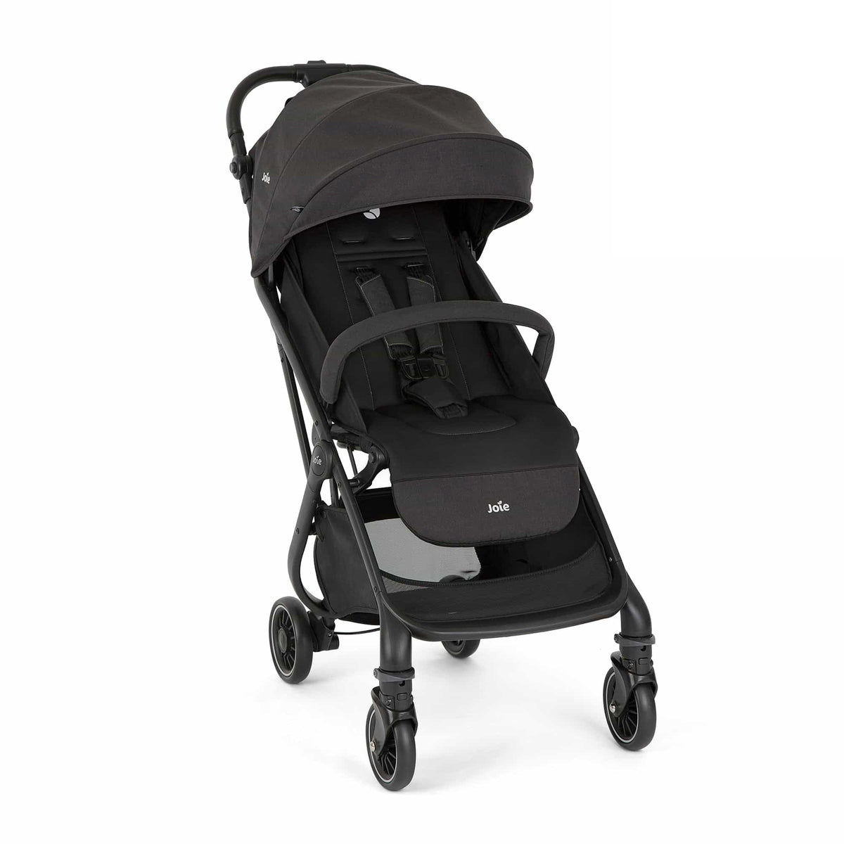 Joie Tourist W/ Rc &amp; Adpt &amp; Tb Stroller || Fashion- Shale || Used for Birth+ to 15 kg - Toys4All.in
