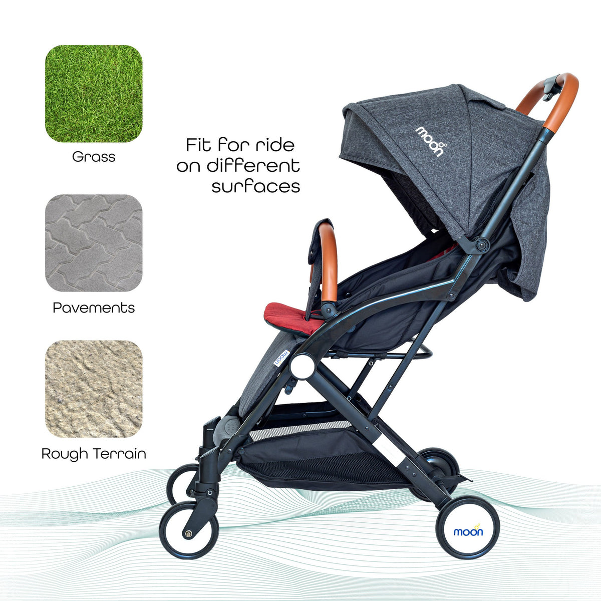 Moon Ritzi Stroller Birth to 18 kg - Open Box