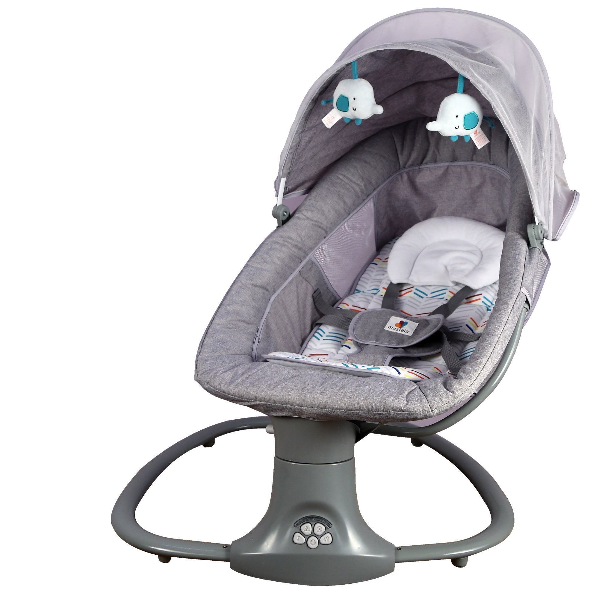 Mastela Deluxe Multi-Function Swing || Fashion-Grey || 3months to 36months - Toys4All.in
