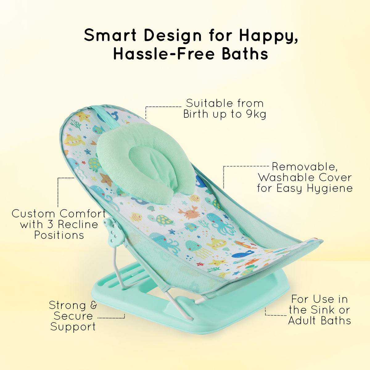 Nuluv Premium Baby Bather 0 to 3 months