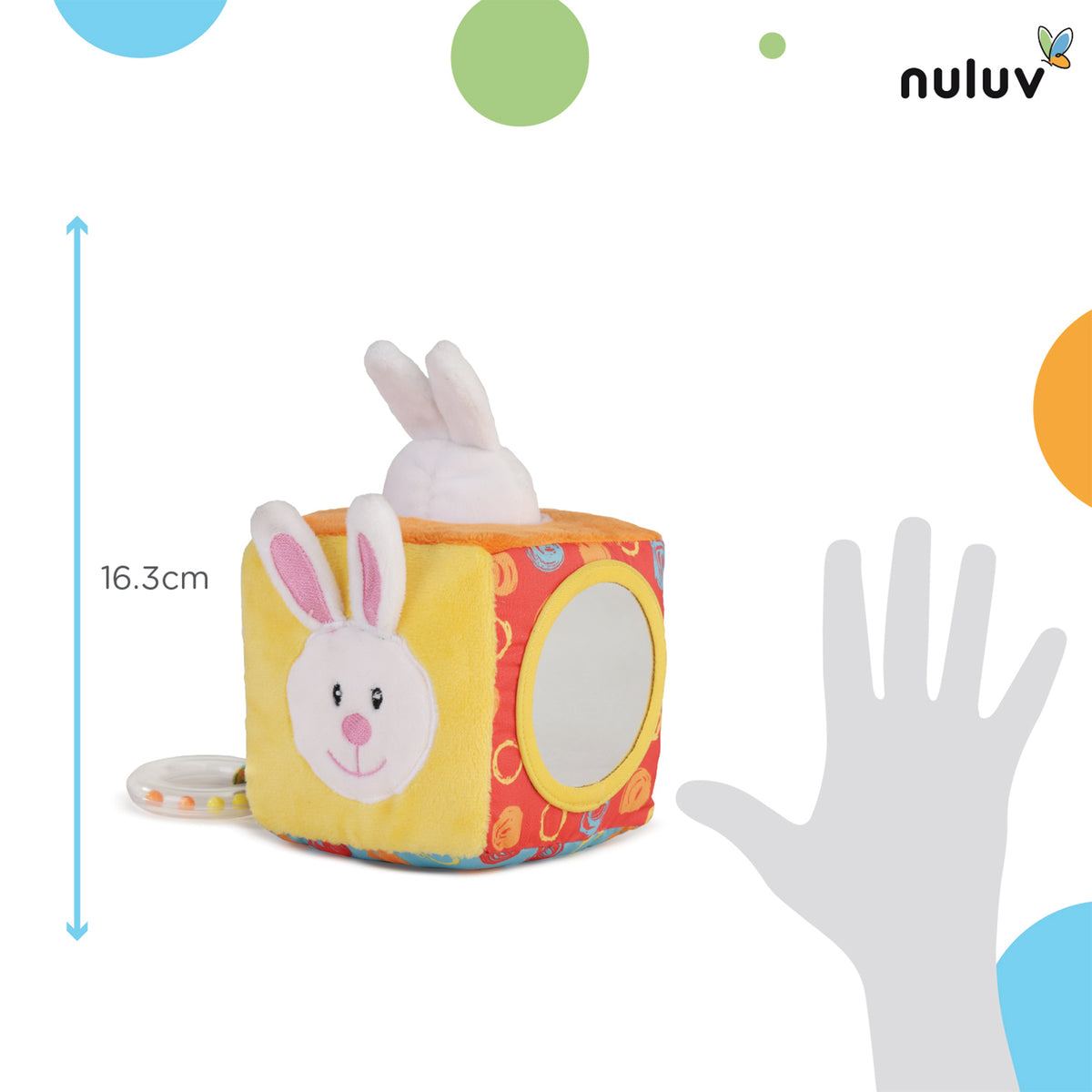 Nuluv Bunny Cube 3+ Months (Multicolor)