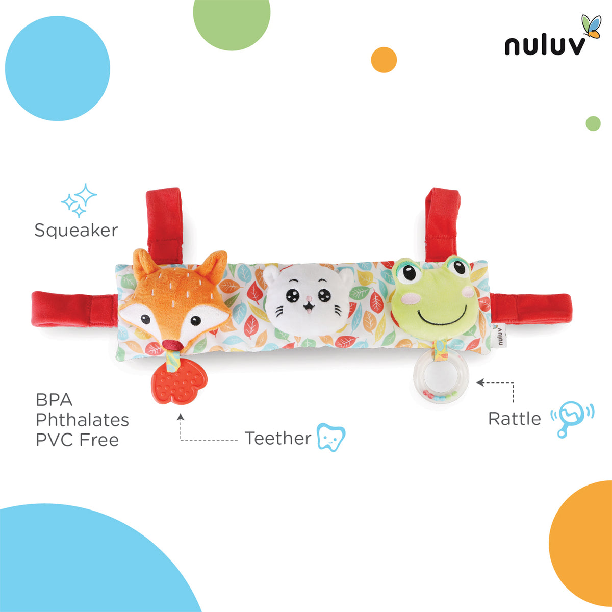 Nuluv Stroller - Cot Toy 3+ Months Multicolor