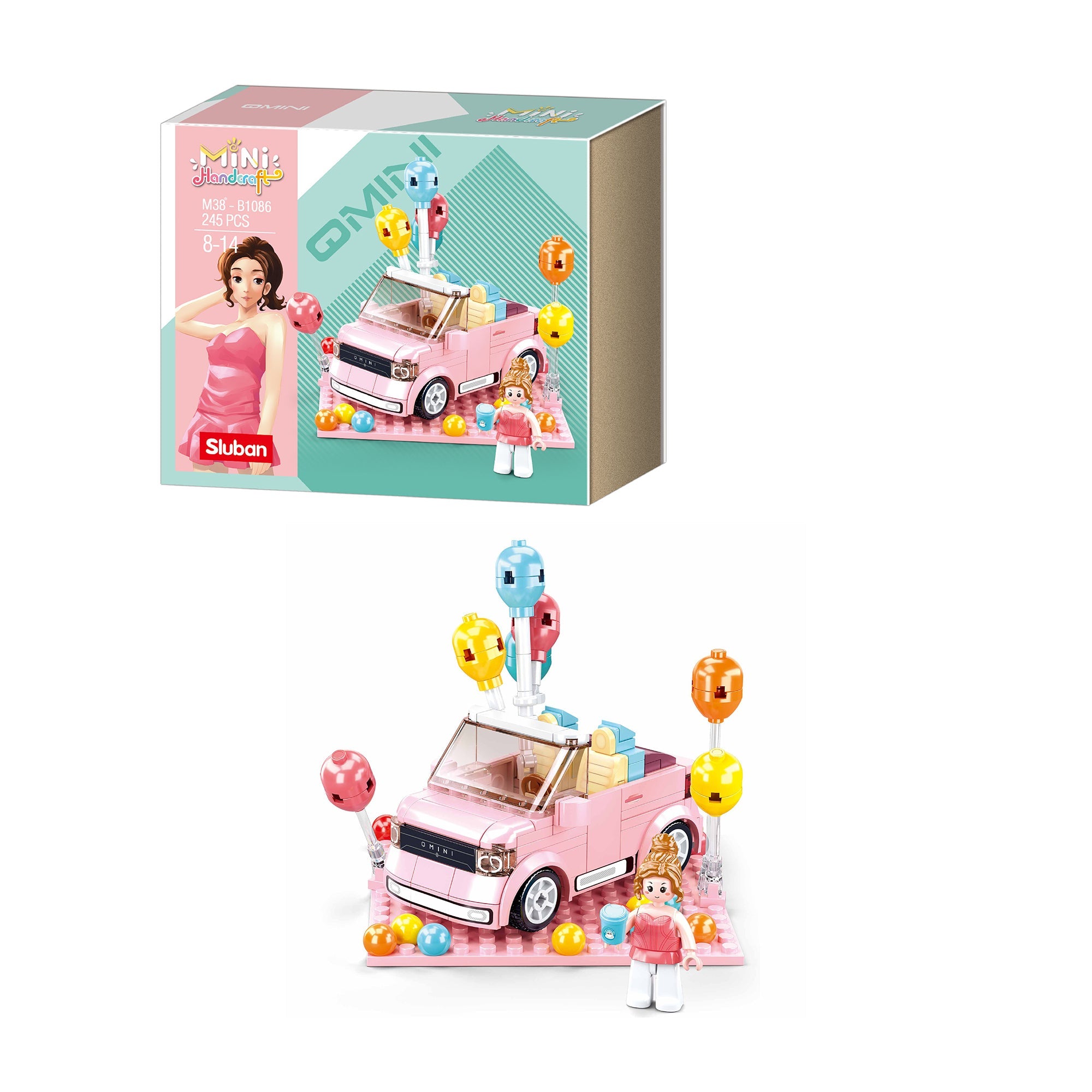 Playzu By Sluban MINI Handcraft-Open-topped Car || 8years++ - Toys4All.in