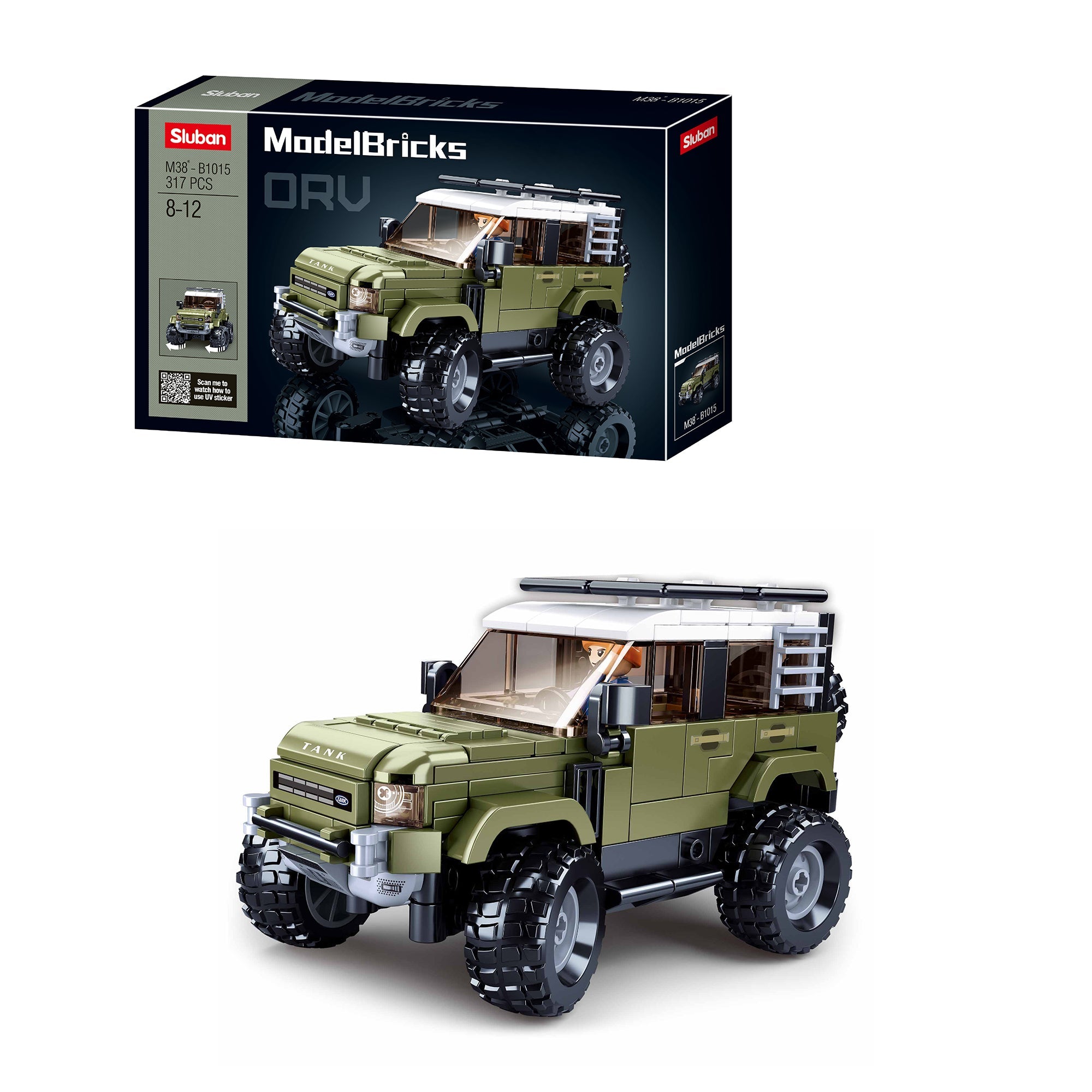 Playzu By Sluban ModelBricks-ORV SUV || 8years++ - Toys4All.in