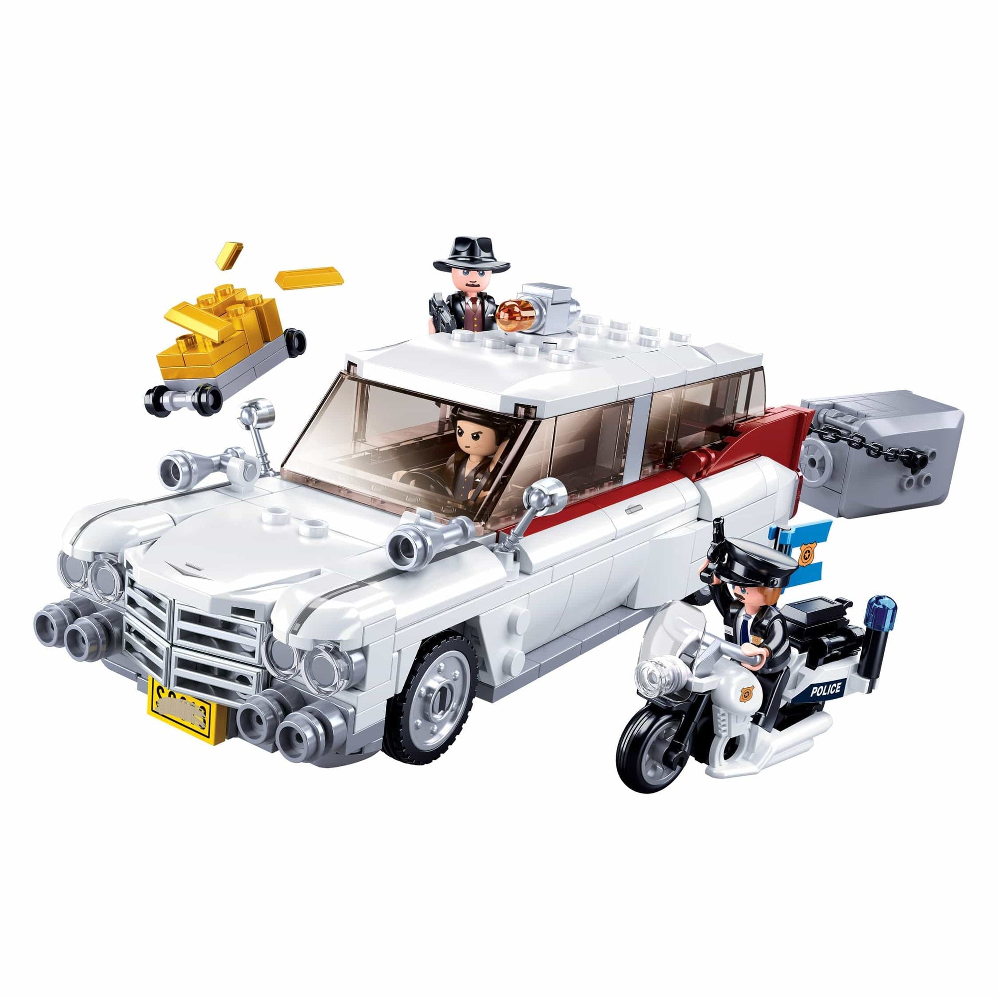 Playzu By Sluban Police Pursuit Building Blocks Kit || 10years to 16years - Toys4All.in