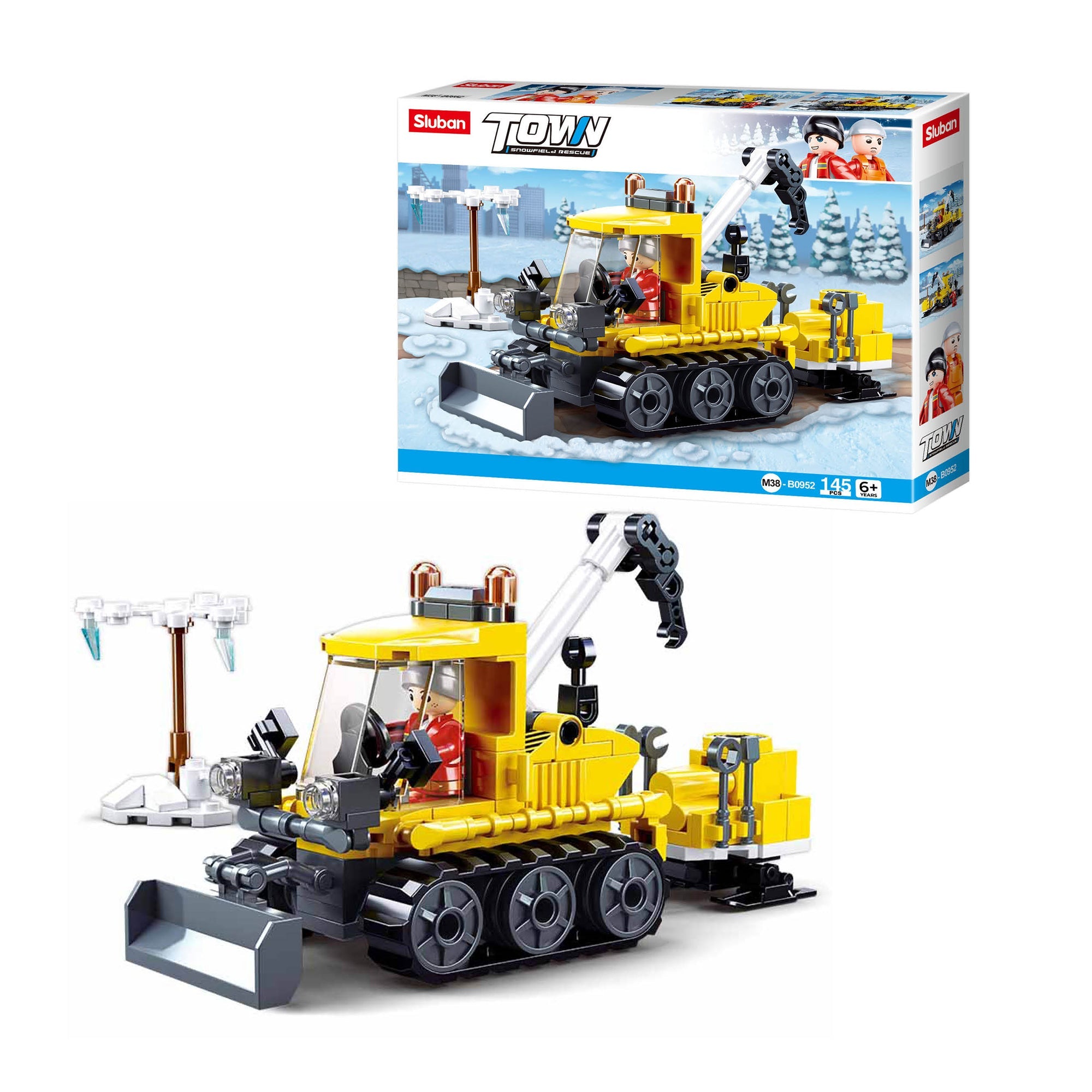 Playzu By Sluban Rescue Vehicle Building Blocks || 6years to 14years - Toys4All.in