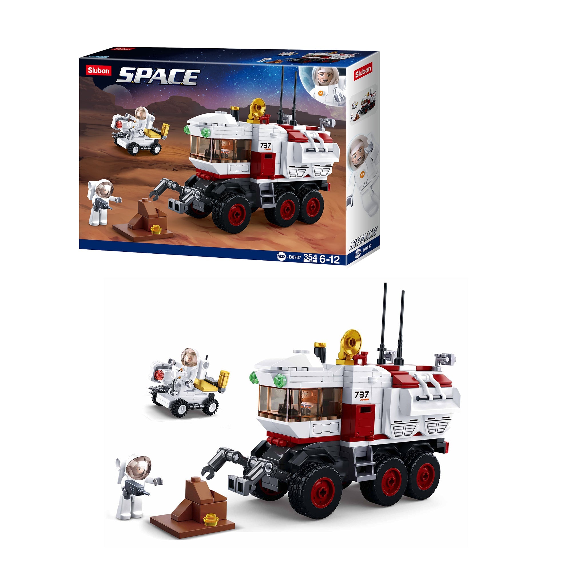 Playzu By Sluban SPACE-MARS ROVER || 6years++ - Toys4All.in
